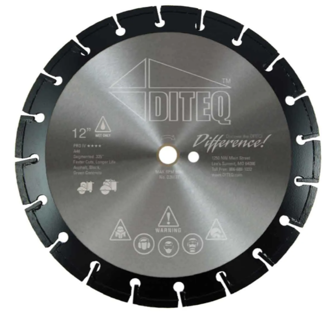 A-48 Asphalt/Green 20" X .145" Pro-Wet
