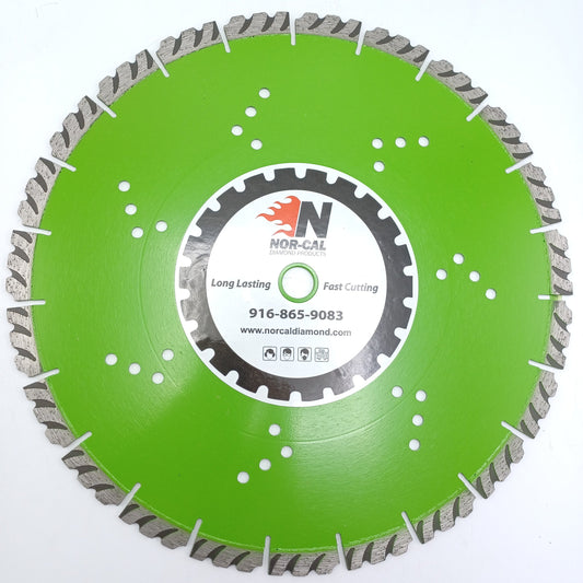 14" X .125" X 1"/20mm Shark Tooth Turbo Blade