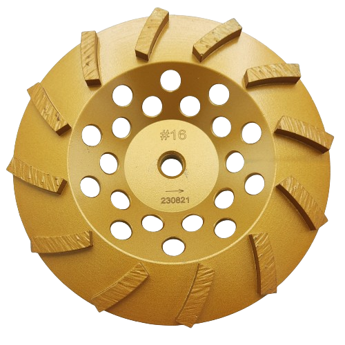 7" x 5/8"-11, Premium Golden Cup Wheel
