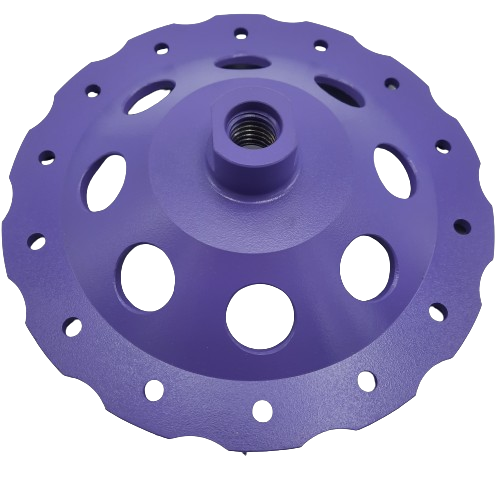 7" x 5/8-11", CWVP-7PTH, Premium Purple Cup Wheel