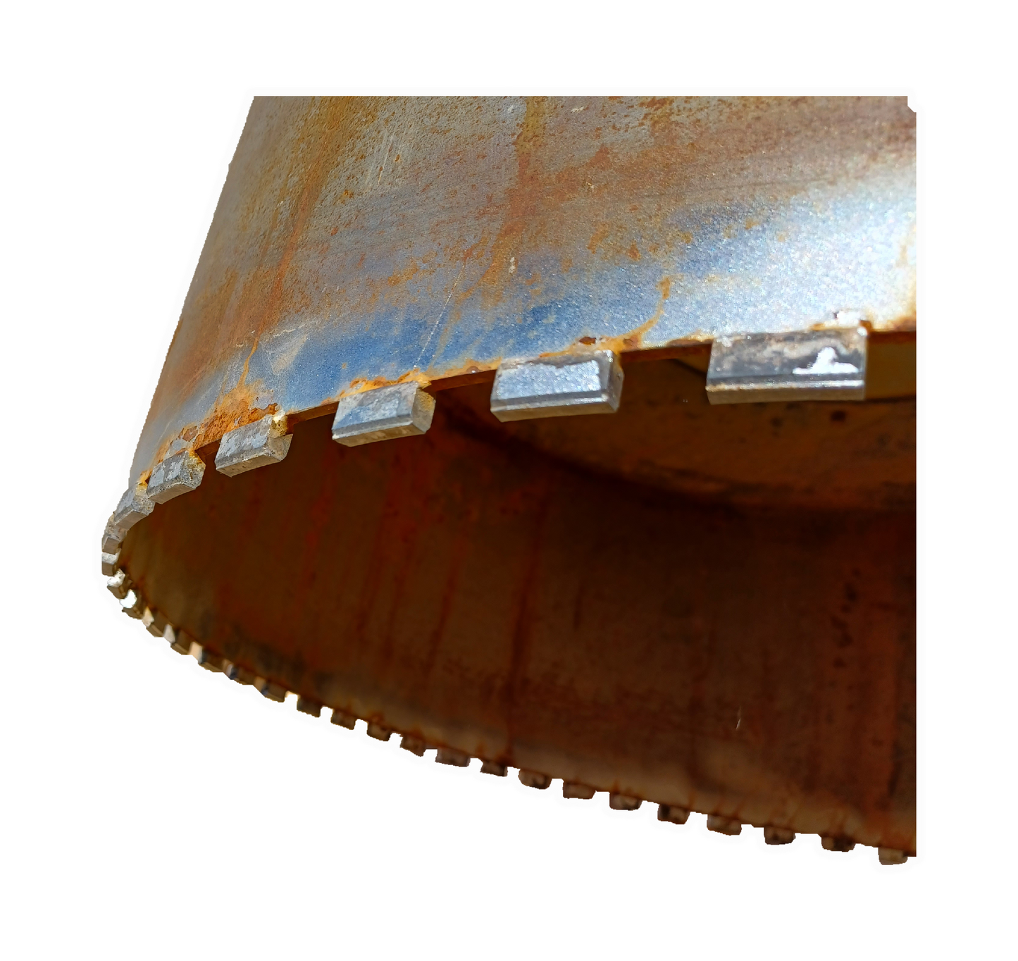 Used 30" x 14" Short Diamond Core Bit, Newly Re-tipped