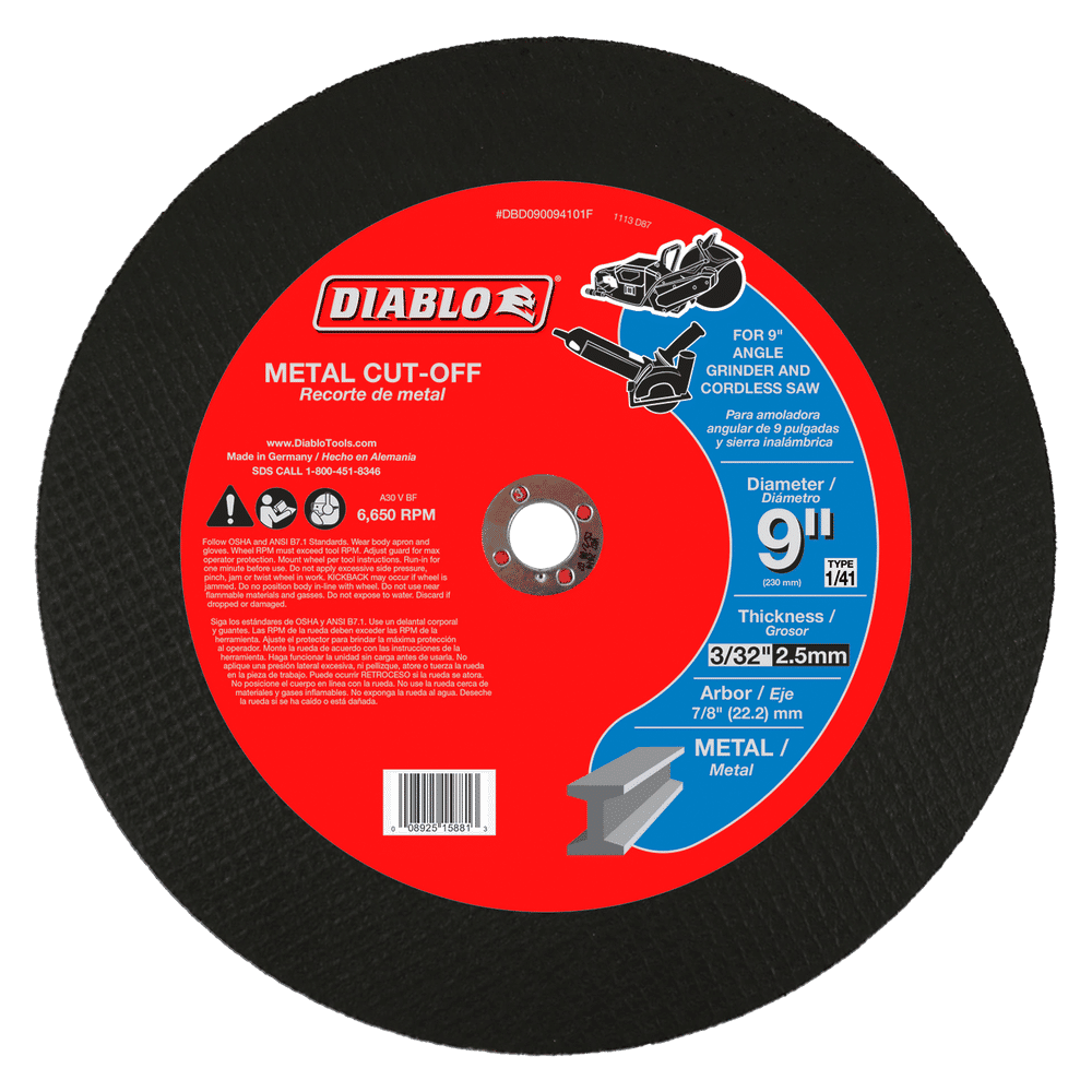 Steel Demon 5 in. Type 1 Metal Cut-Off Disc