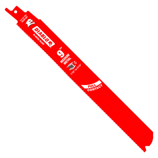 9 in. Bi-Metal Recip Blade for Medium Metal Cutting (3/32 in. to 5/16 in.) (5-Pack)
