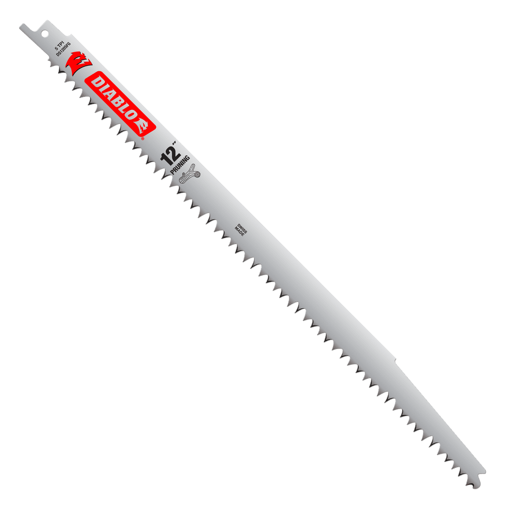 12 in. Fleam Ground Recip Blade for Pruning (5-Pack)