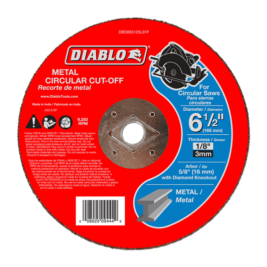 6-1/2 in. Metal Circular Cut Off Disc