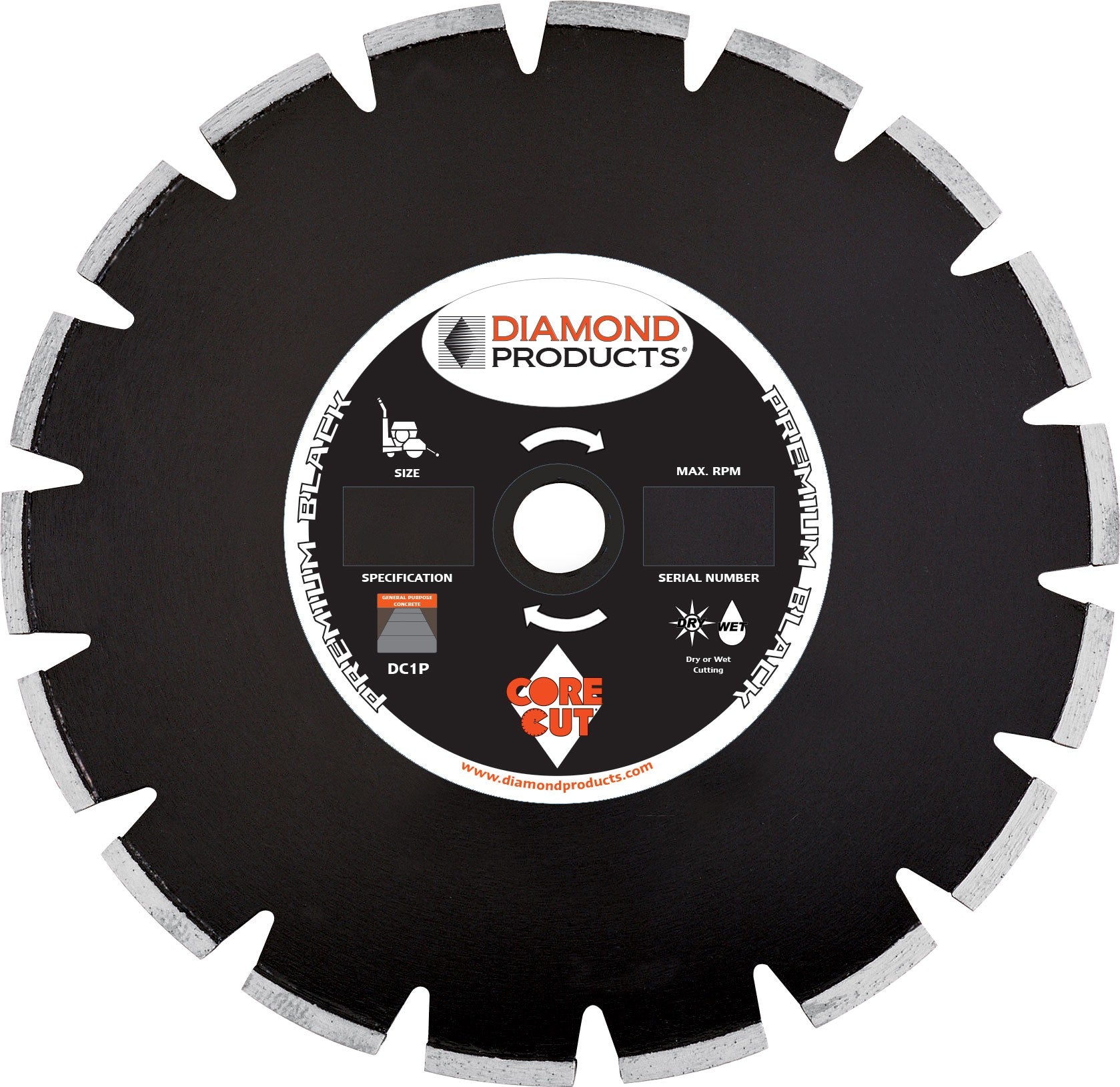 Premium-Black-Segmented-Dry-Walk-Behind-Blades