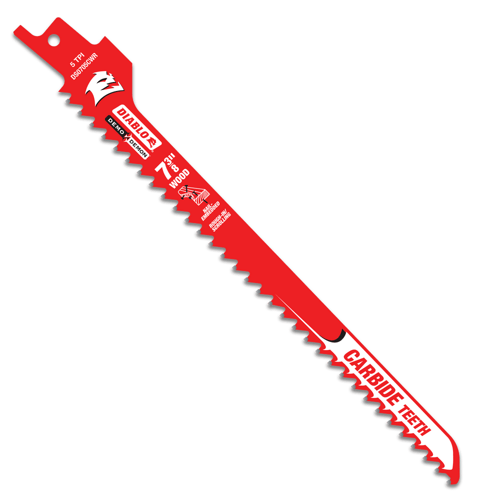 7-3/8 in. Demo-Demon Rough-In/Scrolling Carbide Reciprocating Blade