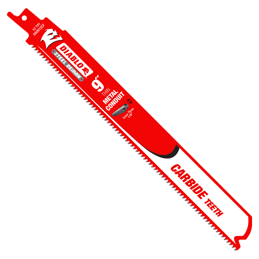 9 in. Steel Demon Carbide Blades for Thin Metal Conduit Cutting