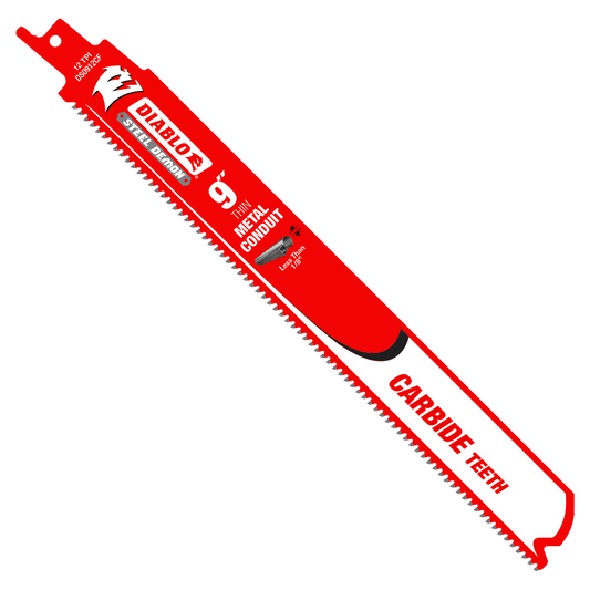 9 in. Steel Demon Carbide Blades for Thin Metal Conduit Cutting