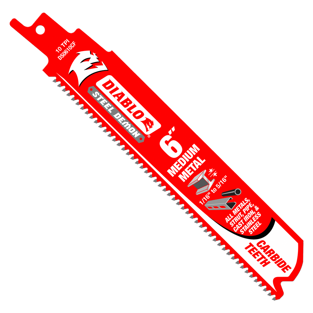 6 in. Steel Demon Carbide Recip Blades for Medium (1/16 in. - 5/16 in.) Metal Cutting (3-Pack)