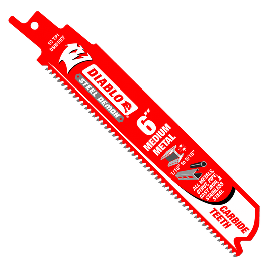 6 in. Steel Demon Carbide Recip Blades for Medium (1/16 in. - 5/16 in.) Metal Cutting (3-Pack)