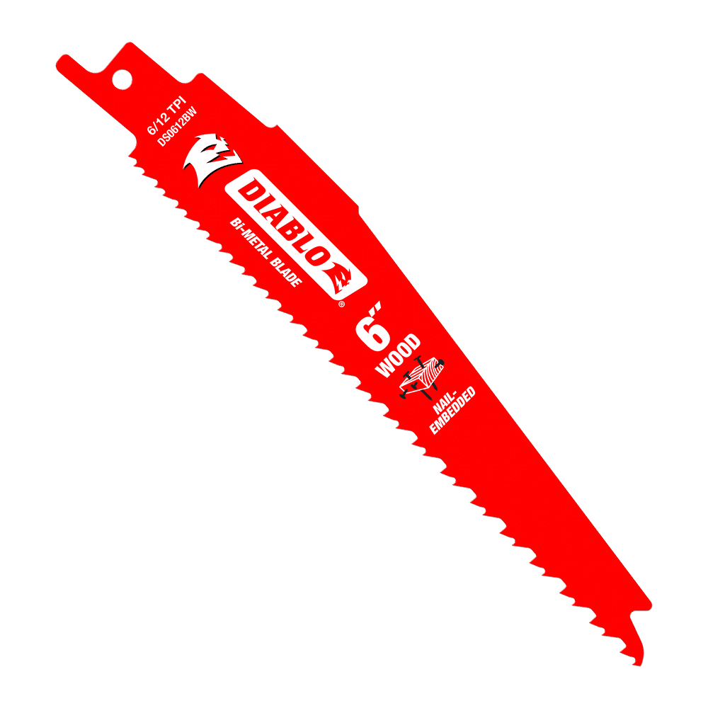 6 in. Bi-Metal Recip Blade for Nail Embedded Wood (5-Pack)