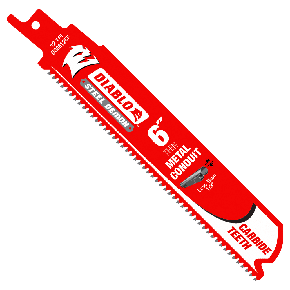 6 in. Steel Demon Carbide Blades for Thin Metal Conduit Cutting (3-Pack)
