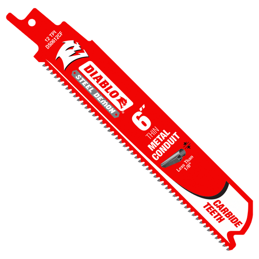 6 in. Steel Demon Carbide Blades for Thin Metal Conduit Cutting (3-Pack)