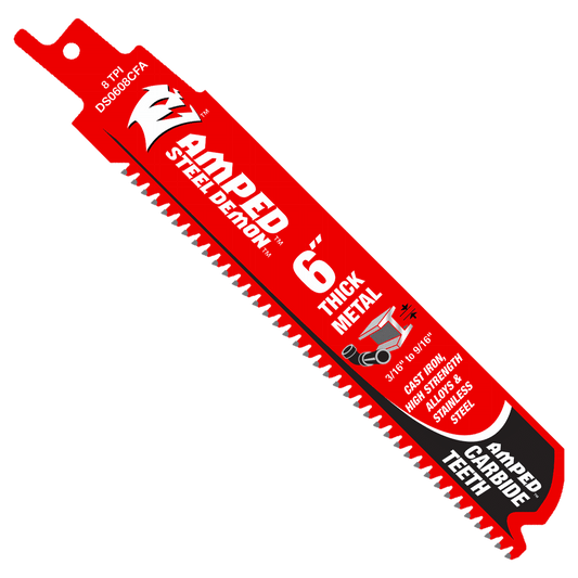 6 in. Steel Demon Amped Carbide Blades for Thick Metal Cutting (3-Pack)