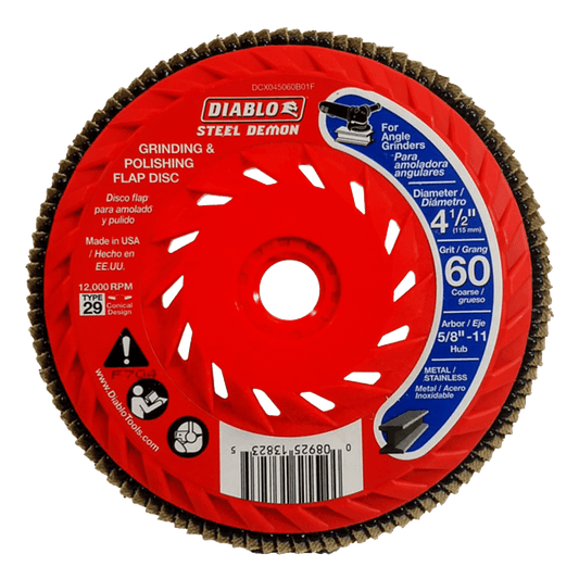 4-1/2 in. Steel Demon Flap Disc 60 Grit - with Speed Hub